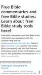 Mobile Screenshot of commentaryonthebible.blogspot.com