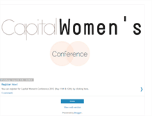 Tablet Screenshot of capitalwomensconference.blogspot.com