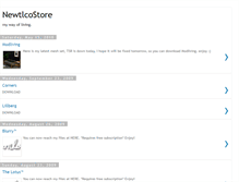 Tablet Screenshot of newtlcostore.blogspot.com