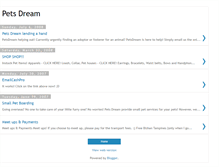 Tablet Screenshot of petsdream.blogspot.com