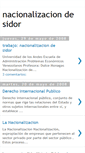Mobile Screenshot of nacionalizaciondesidor.blogspot.com