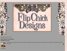 Tablet Screenshot of flipchickdesigns.blogspot.com