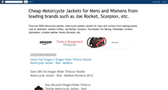 Desktop Screenshot of motorcycle-jackets-for-mens-womens.blogspot.com