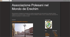 Desktop Screenshot of polesani.blogspot.com