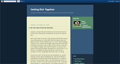 Desktop Screenshot of gettingrichtogether.blogspot.com