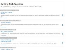 Tablet Screenshot of gettingrichtogether.blogspot.com