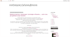 Desktop Screenshot of nataszacorkaadmina.blogspot.com
