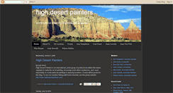 Desktop Screenshot of highdesertpainters.blogspot.com