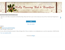 Tablet Screenshot of hollycrossingbedandbreakfast.blogspot.com