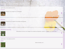 Tablet Screenshot of bonecosbonequinhos.blogspot.com