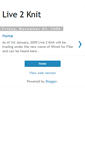 Mobile Screenshot of live2knit-shop.blogspot.com