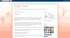 Desktop Screenshot of halfabite.blogspot.com