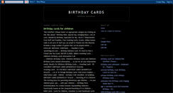 Desktop Screenshot of cards-birthday.blogspot.com