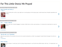 Tablet Screenshot of forthislittleoneweprayed.blogspot.com