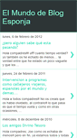 Mobile Screenshot of elmundodeblogesponja.blogspot.com