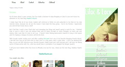 Desktop Screenshot of lilaclace.blogspot.com