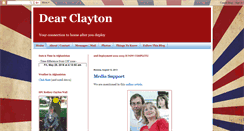 Desktop Screenshot of dearclayton.blogspot.com