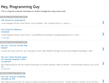 Tablet Screenshot of programmingguy.blogspot.com