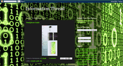 Desktop Screenshot of informationthread.blogspot.com