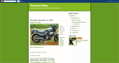 Desktop Screenshot of powered-bikes.blogspot.com