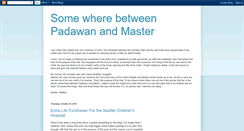 Desktop Screenshot of betweenpadawanandmaster.blogspot.com