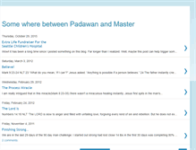 Tablet Screenshot of betweenpadawanandmaster.blogspot.com