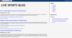 Desktop Screenshot of livesportblog.blogspot.com