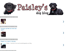 Tablet Screenshot of paisleydog.blogspot.com