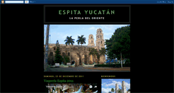 Desktop Screenshot of espitayucatan.blogspot.com