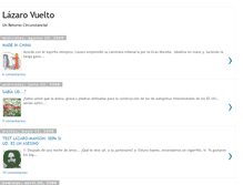Tablet Screenshot of lazarovuelto.blogspot.com