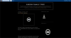 Desktop Screenshot of gibsonfamilytree.blogspot.com