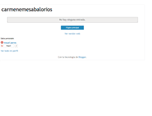 Tablet Screenshot of carmenemesabalorios.blogspot.com