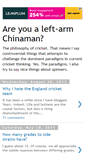 Mobile Screenshot of leftarmchinaman.blogspot.com