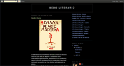 Desktop Screenshot of dedoliterario.blogspot.com