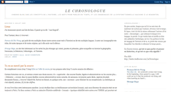 Desktop Screenshot of lechronologue.blogspot.com