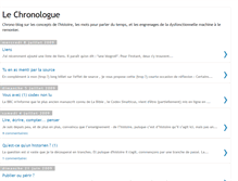 Tablet Screenshot of lechronologue.blogspot.com