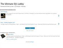 Tablet Screenshot of djlobby.blogspot.com