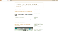 Desktop Screenshot of pensaresdistraerse.blogspot.com