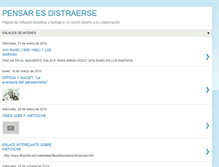 Tablet Screenshot of pensaresdistraerse.blogspot.com