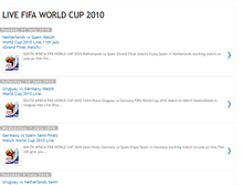 Tablet Screenshot of live-fifaworldcup-2010.blogspot.com