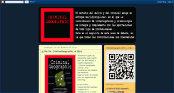 Desktop Screenshot of criminalgeographic.blogspot.com