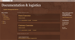 Desktop Screenshot of documentationlogistics.blogspot.com