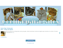 Tablet Screenshot of cocinaparagatos.blogspot.com