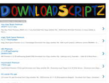 Tablet Screenshot of downloadscriptz.blogspot.com