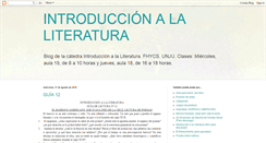 Desktop Screenshot of introduccionliteraria.blogspot.com