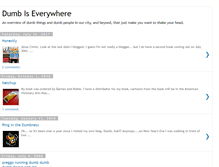 Tablet Screenshot of dumbiseverywhere.blogspot.com