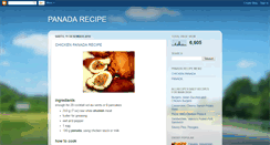 Desktop Screenshot of panadarecipe.blogspot.com