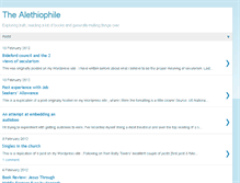Tablet Screenshot of alethiophile.blogspot.com