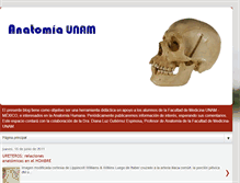 Tablet Screenshot of anatomiaunam.blogspot.com