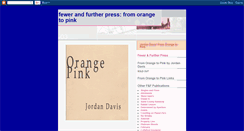 Desktop Screenshot of fewfurpressorangetopink.blogspot.com